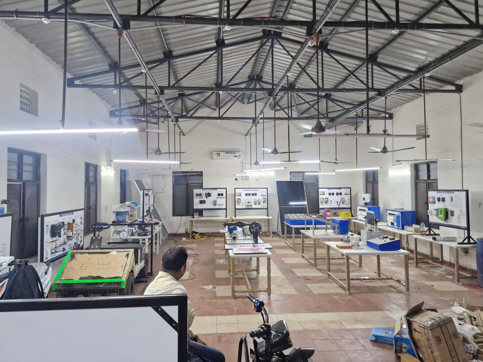 EV & Solar lab installed at Govt ITI Gajuwaka, Visakhapatnam, Andhra Pradesh - photo 1 of 2