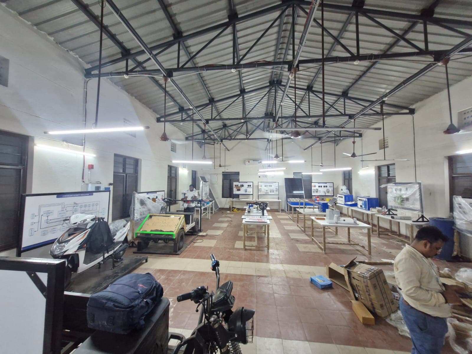 EV & Solar lab installed at Govt ITI Gajuwaka, Visakhapatnam, Andhra Pradesh - photo 2 of 2