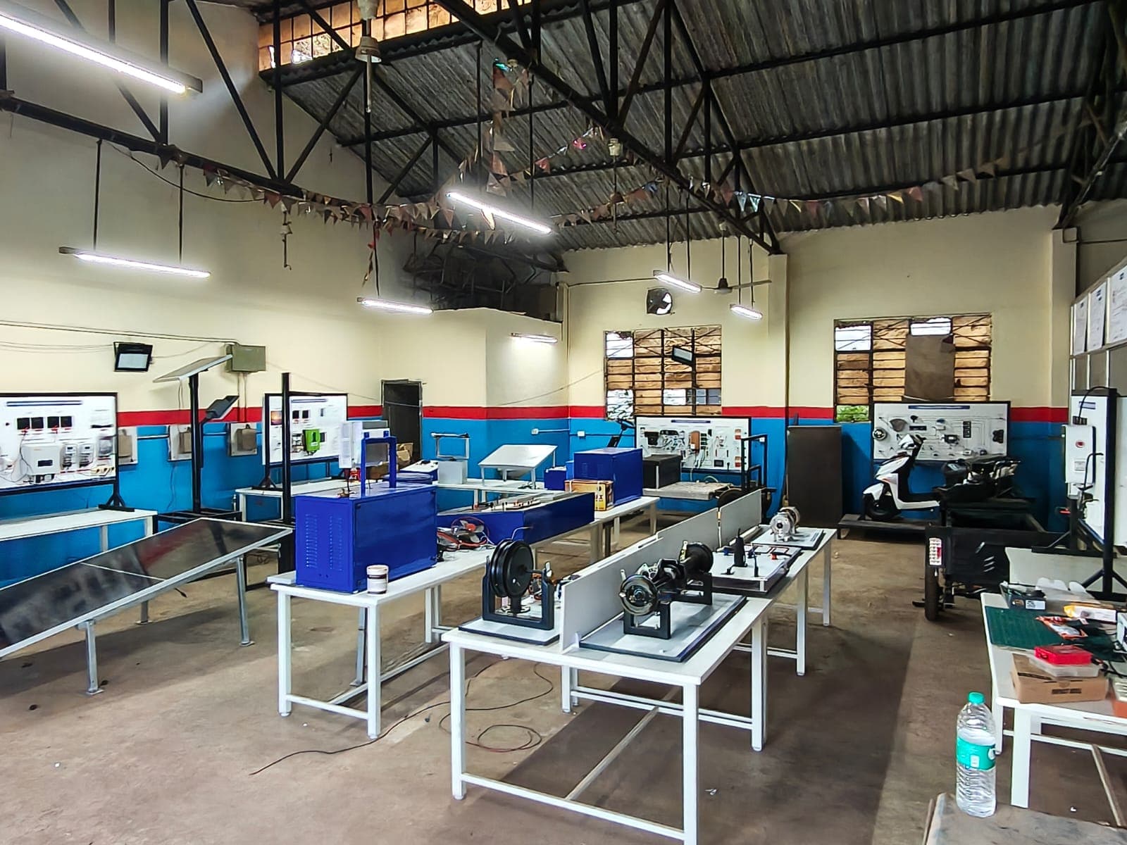EV & Solar lab installed at Govt. ITI College, Hubballi - TNS Foundation, Hubballi, Karnataka - photo 1 of 2
