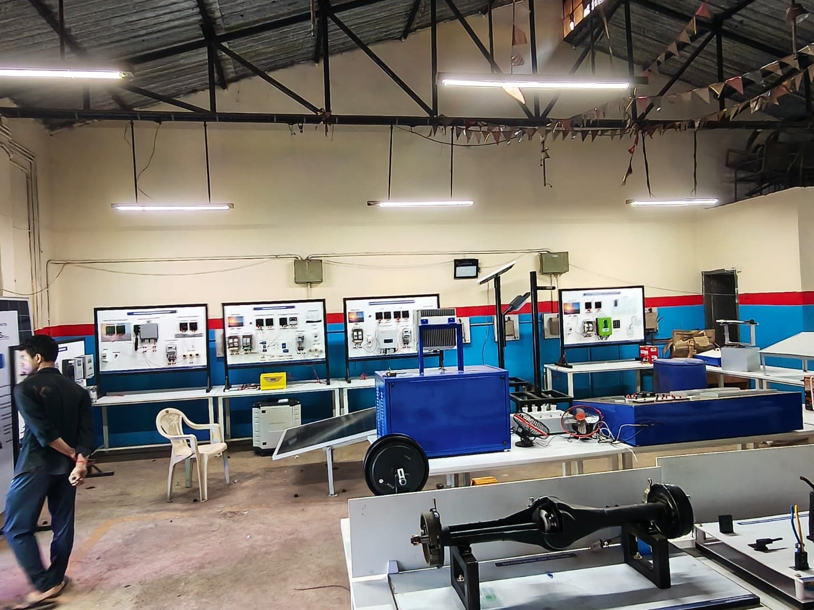 EV & Solar lab installed at Govt. ITI College, Hubballi - TNS Foundation, Hubballi, Karnataka - photo 2 of 2