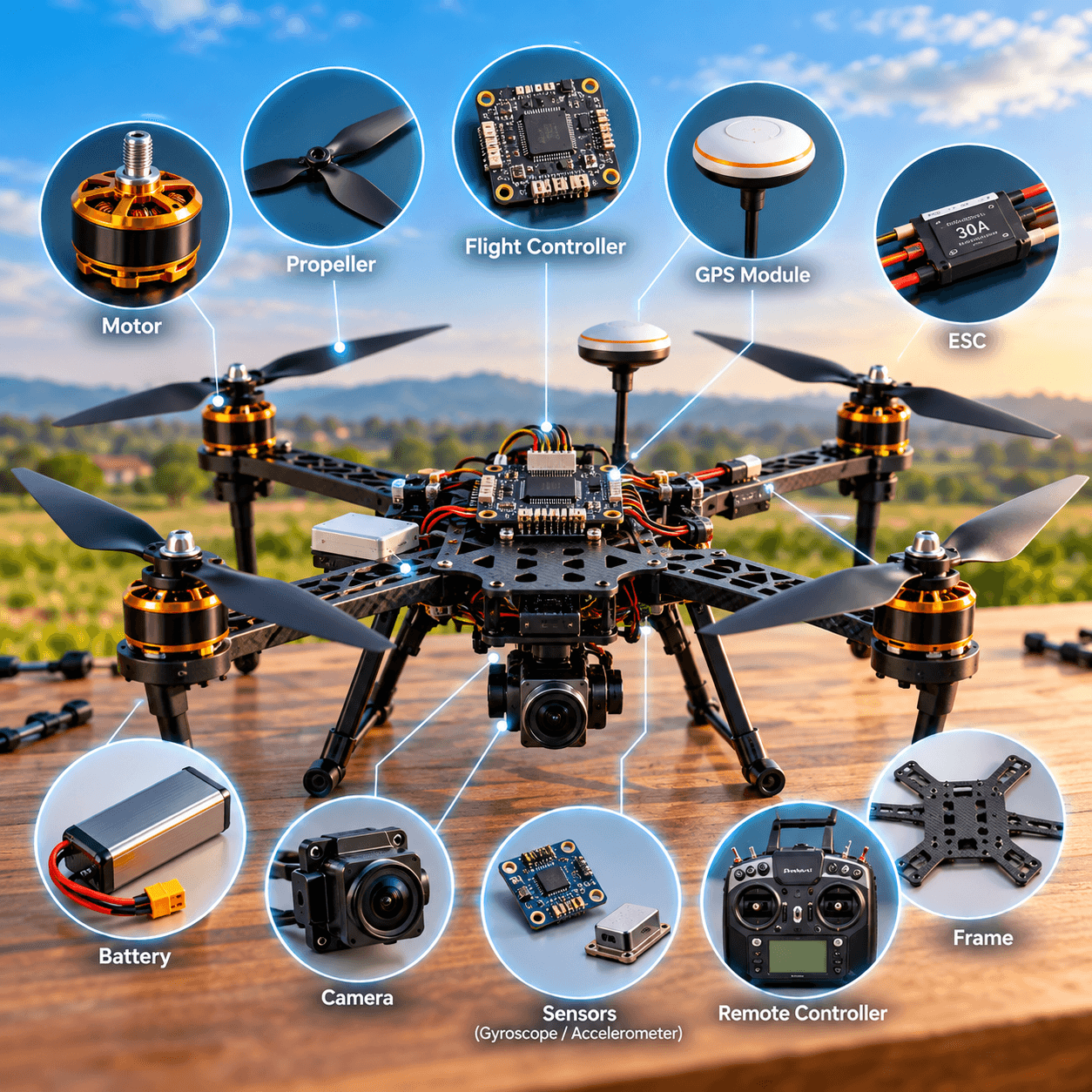 Drone Components and Their Functions: Beginner's Guide