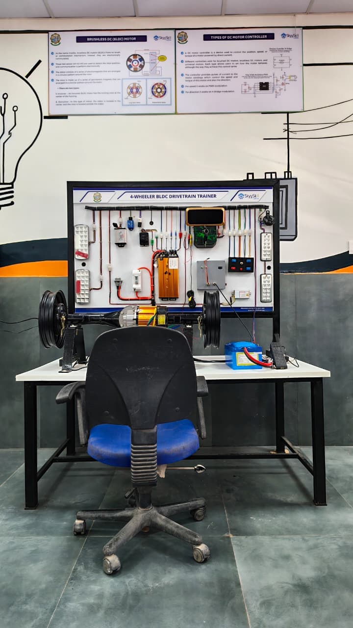 EV Lab setup at YCCE, Nagpur - photo 3 of 4