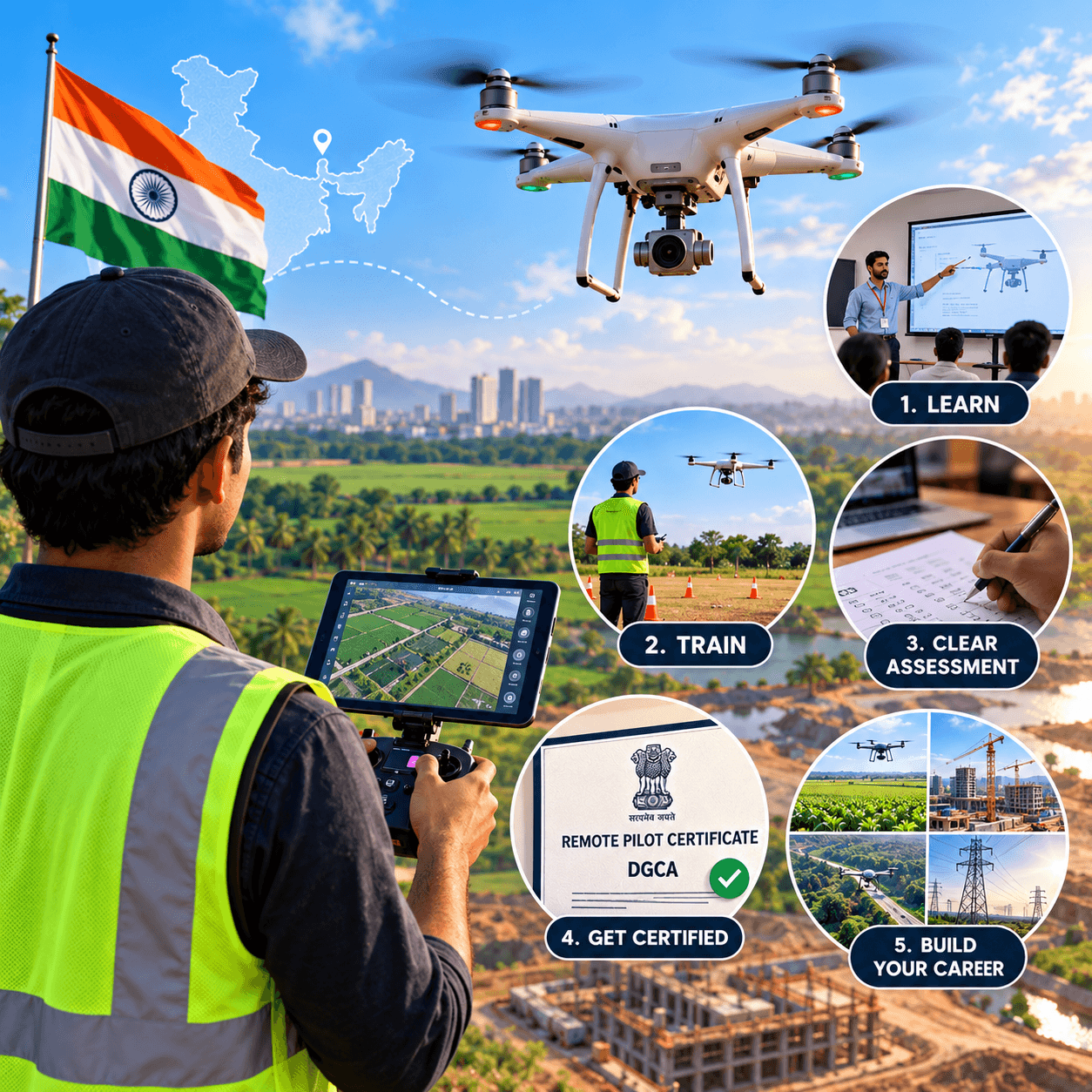 How to Become a Drone Pilot in India: Eligibility & Training
